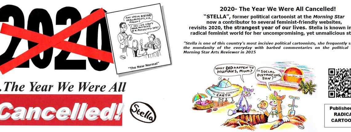 Jo Bartosch reports on political cartoonist Stella Perrett’s book “2020 The Year We Were All Cancelled”