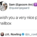 Gary Powell: Why is Boris’s UK Special Envoy on LGBT Rights silent when LGBT+ extremists send JK Rowling violence, rape and murder threats?