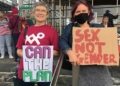 Welsh government called out over homophobic and misogynistic ‘LGBTQ+’ Action Plan at Senedd protest, reports MrMenno from the Welsh Parliament