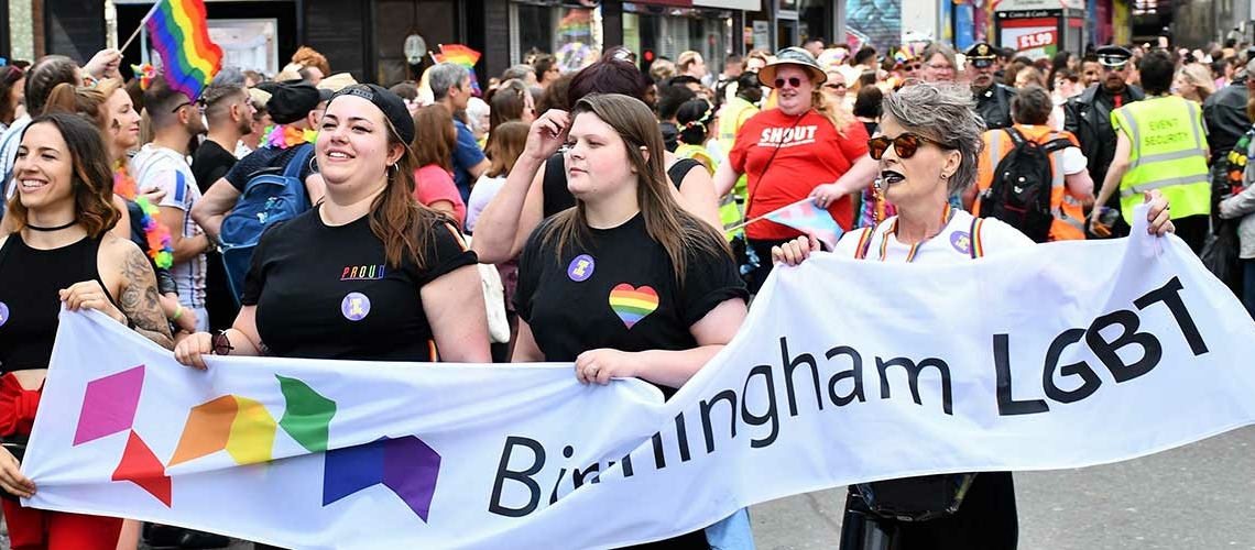 Kay Knight on Birmingham Pride: “Our equality and freedom isn’t the big Pride event, it’s being able to be openly ourselves when there are no rainbow carnival vibes to protect us.”
