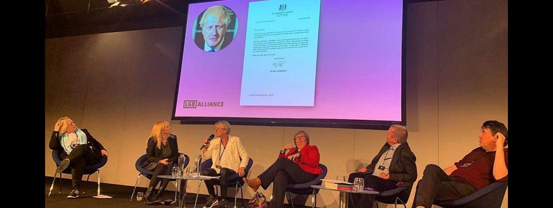 David Bridle: “Who would have imagined a room full of lesbian and gay activists and radical feminists cheering a letter of support for LGB Alliance from the Prime Minister?”
