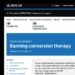 Government announces much-anticipated conversion therapy consultation, reports Jo Bartosch